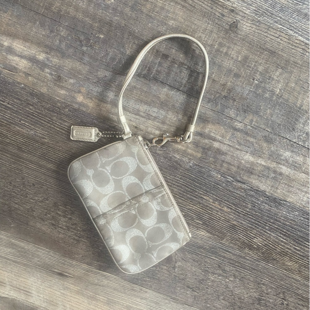 Coach wristlet bag
